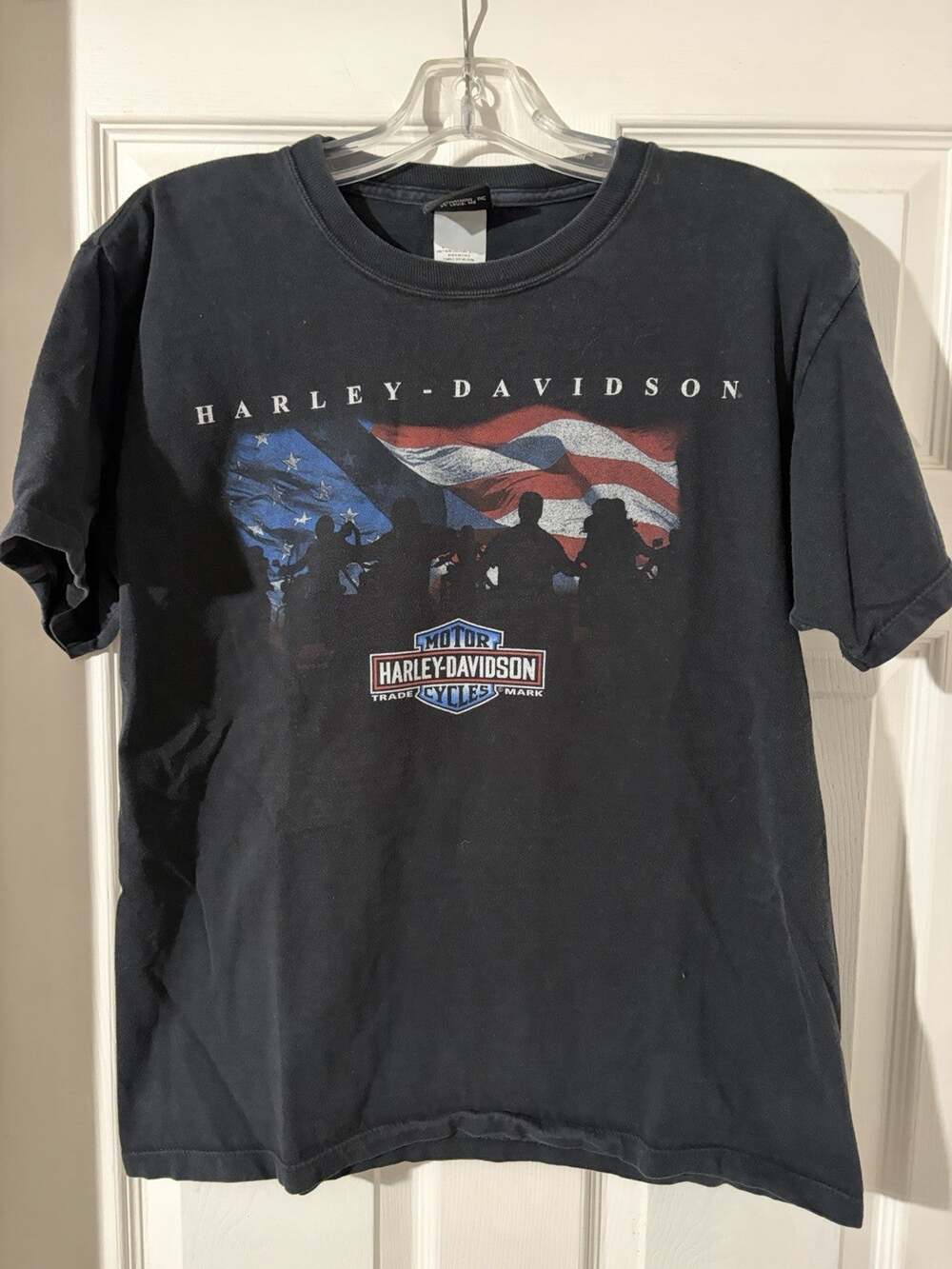 Jim’s Harley Davidson Shirt Sz M Mendon, OH Y2K Motorcycle